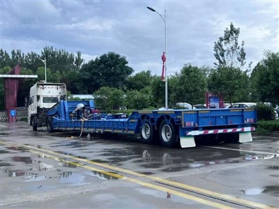 Съемный низкорамный прицеп на гибкой стойке